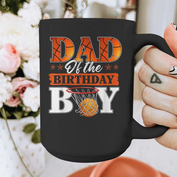 Basketball DAD Of The Birthday Boy Family Matching Graphic Print Coffee Mug