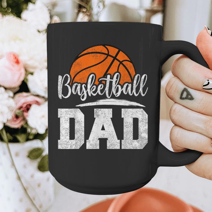 Basketball Dad Basketball Player Game Day Father's Day Graphic Print Coffee Mug