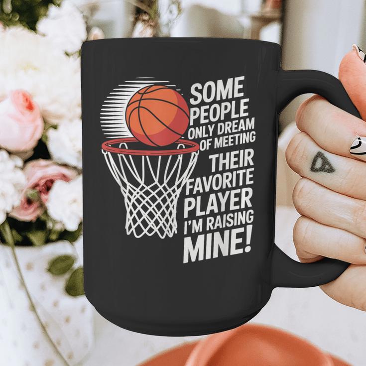 Basketball Mom Or Dad Basketball Parent Graphic Print Coffee Mug