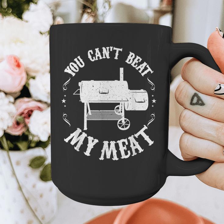 BBQ Pit Reverse Flow Smoker Accessory Dad Grill Graphic Print Coffee Mug