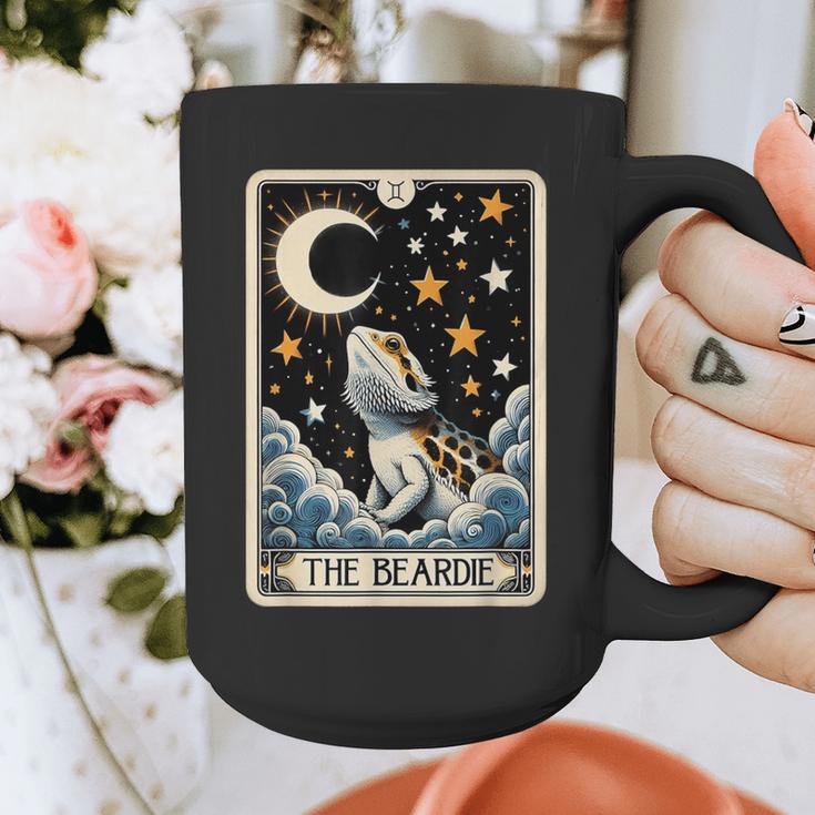 Bearded Dragon Tarot Card Beardie Mom Beardie Dad Men Women Graphic Print Coffee Mug