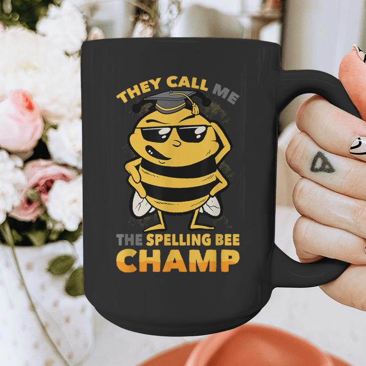 Bees They Call Me The Spelling Bee Champ Graduation Graphic Print Coffee Mug