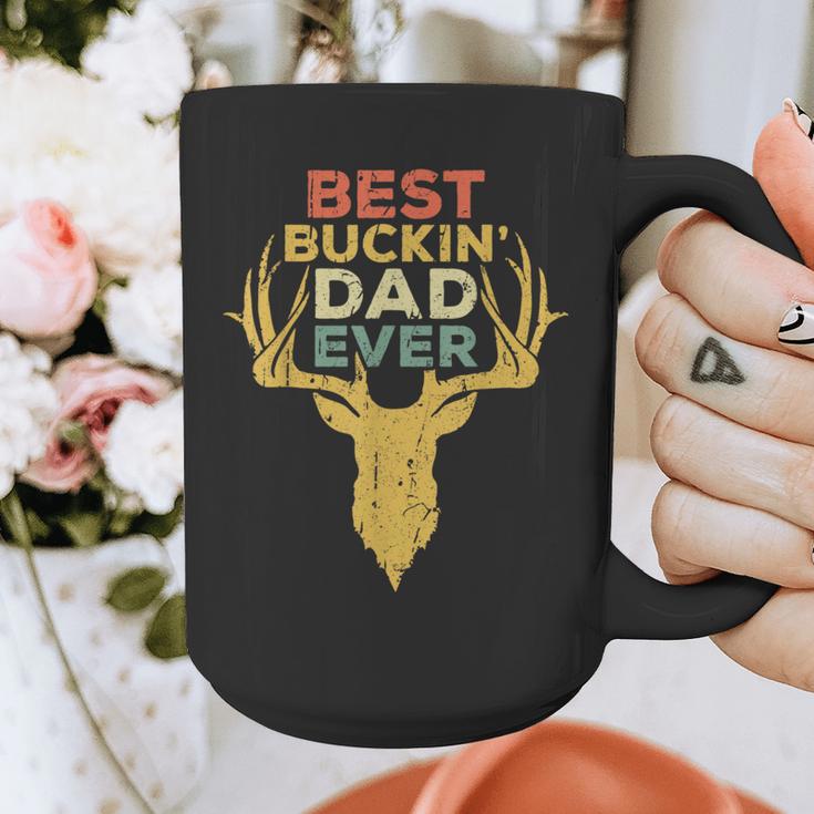 Best Buckin' Dad Ever Shirt Men Hunting Fathers Day Graphic Print Coffee Mug