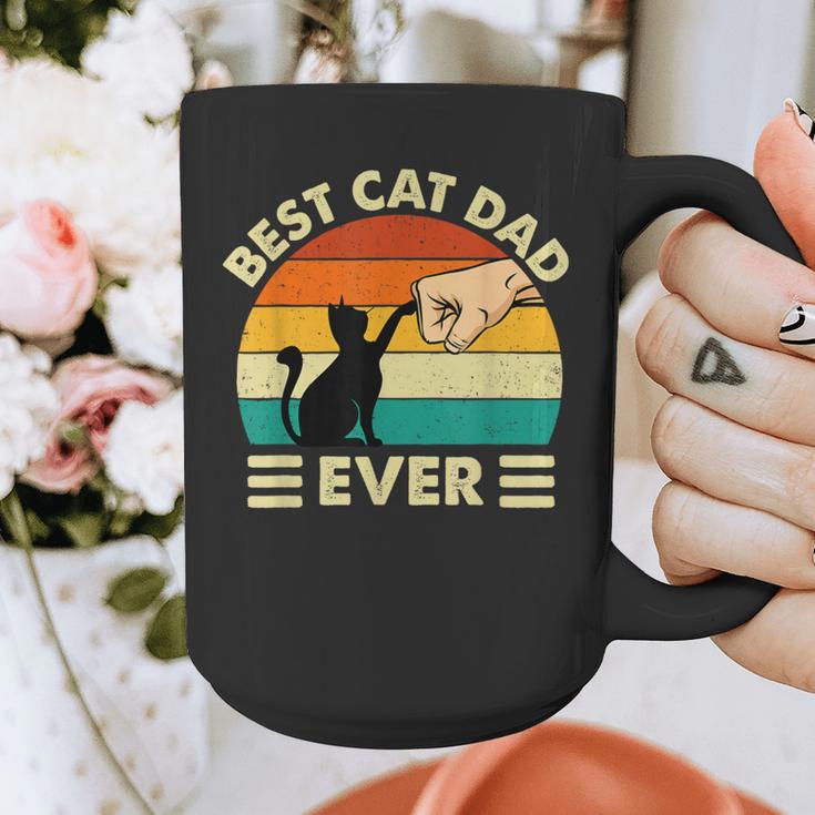 Best Cat Dad Ever Cat Lover Kitten Owner Kitty Graphic Print Coffee Mug