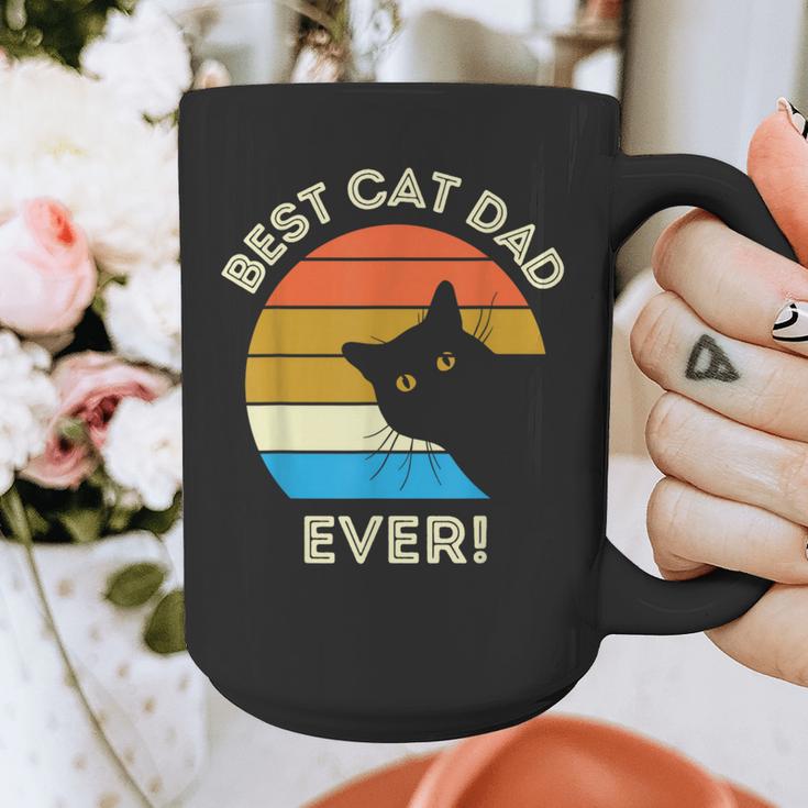 Best Cat Dad Ever Men Graphic Print Coffee Mug