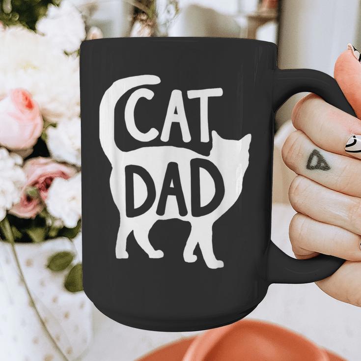Best Cat Dad Fathers Day Men Kitty Daddy Papa Christmas Meow Graphic Print Coffee Mug