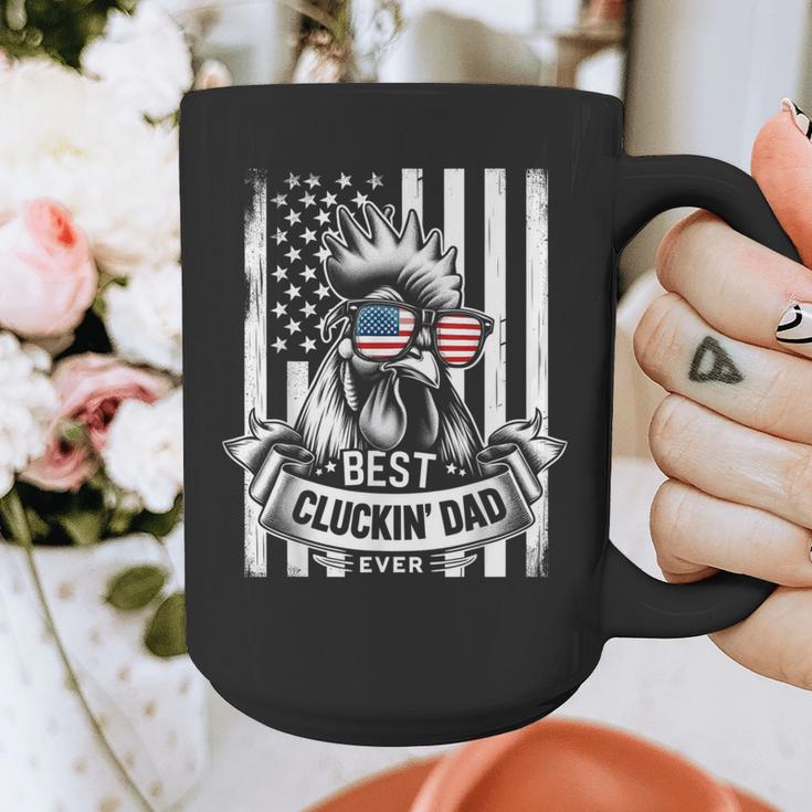 Best Cluckin' Dad Ever Chicken Lover Graphic Tees Cotton Polyester Casual Graphic Small Crew Neck Short Sleeve Graphic Print Coffee Mug