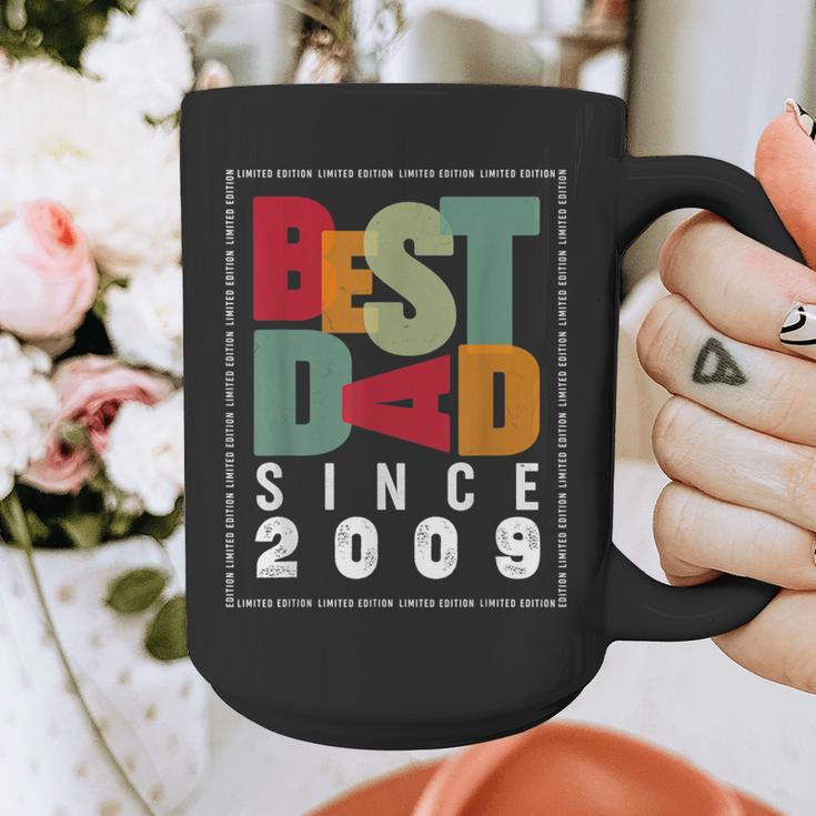 Best Dad Since 2009 Fathers Day Retro Vintage Graphic Print Coffee Mug