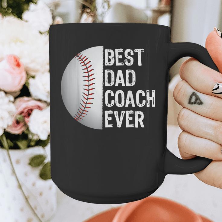 Best Dad Coach Ever Baseball For Sport Lovers Graphic Print Coffee Mug