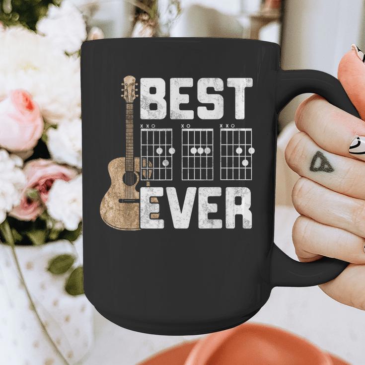 Best Dad Ever Guitarist Father D-A-D Chord Guitar Graphic Print Coffee Mug