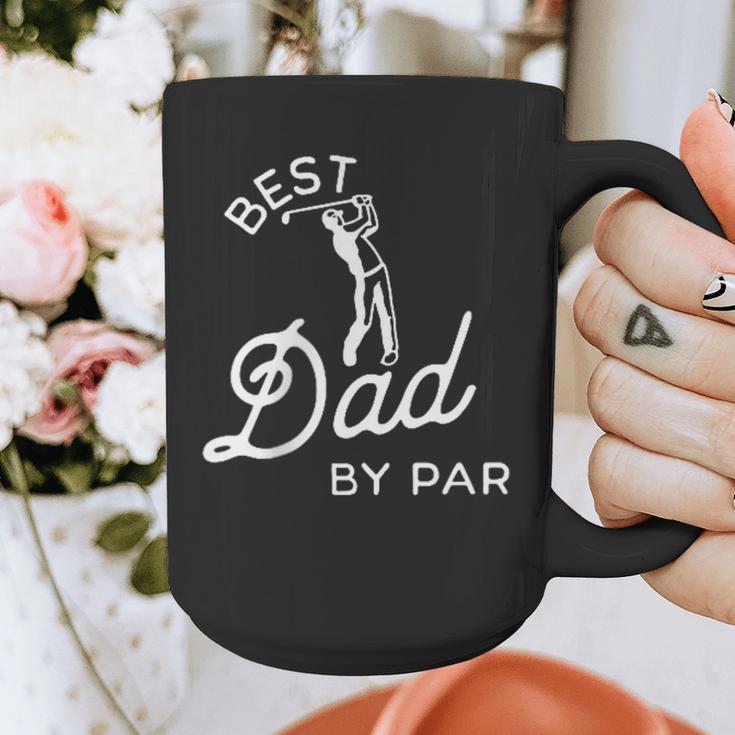 Best Dad By Par Father's Day Golf Daddy Golfing Golfer Graphic Print Coffee Mug