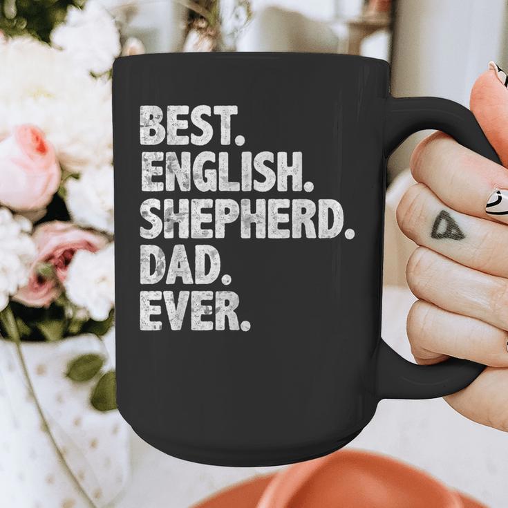Best English Shepherd Dad Ever Dog Owner Daddy Father's Day Graphic Print Coffee Mug