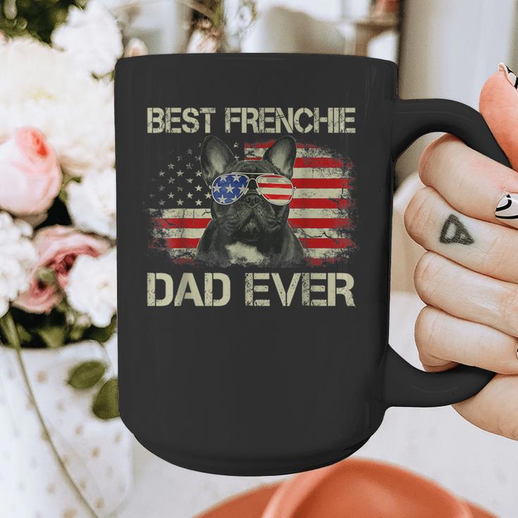 Best Frenchie Dad Ever Bulldog American Flag Graphic Print Coffee Mug Best Frenchie Dad Ever Bulldog American Flag Graphic Print Coffee Mug