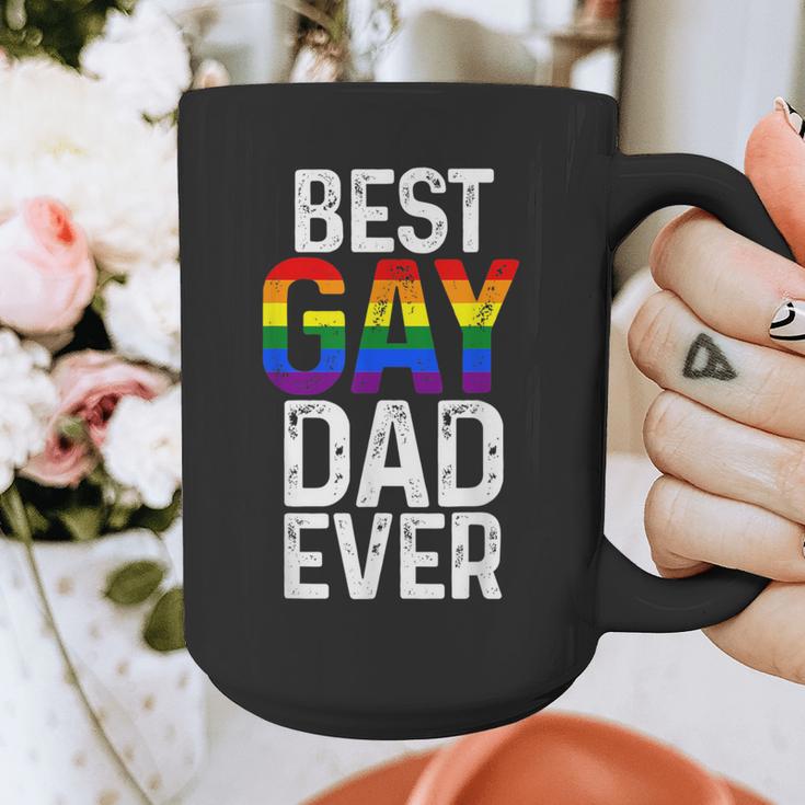 Best Gay Dad Ever LGBTQ Graphic Print Coffee Mug