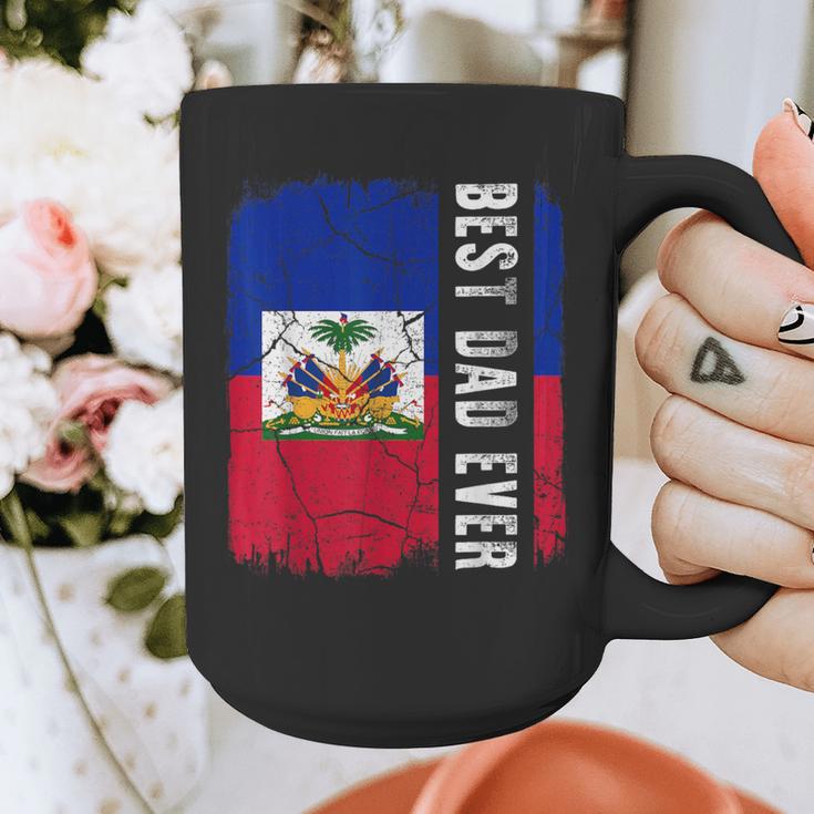 Best Haitian Dad Ever Haiti Daddy Father's Day Graphic Print Coffee Mug