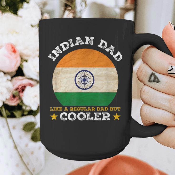 Best Indian Dad Ever Father's Day India Flag Pride Graphic Print Coffee Mug