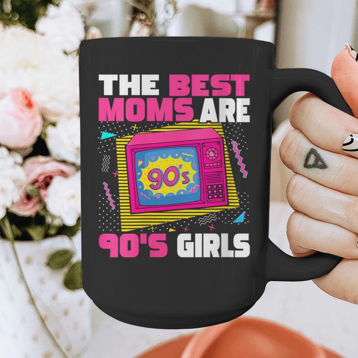 The Best Moms Are 90s Girls 90s Aesthetic Mom Nostalgia Graphic Print Coffee Mug