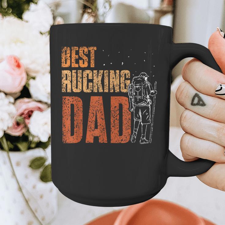 Best Rucking Dad Ruck Backpack Rucksack Workout Rucking Graphic Print Coffee Mug