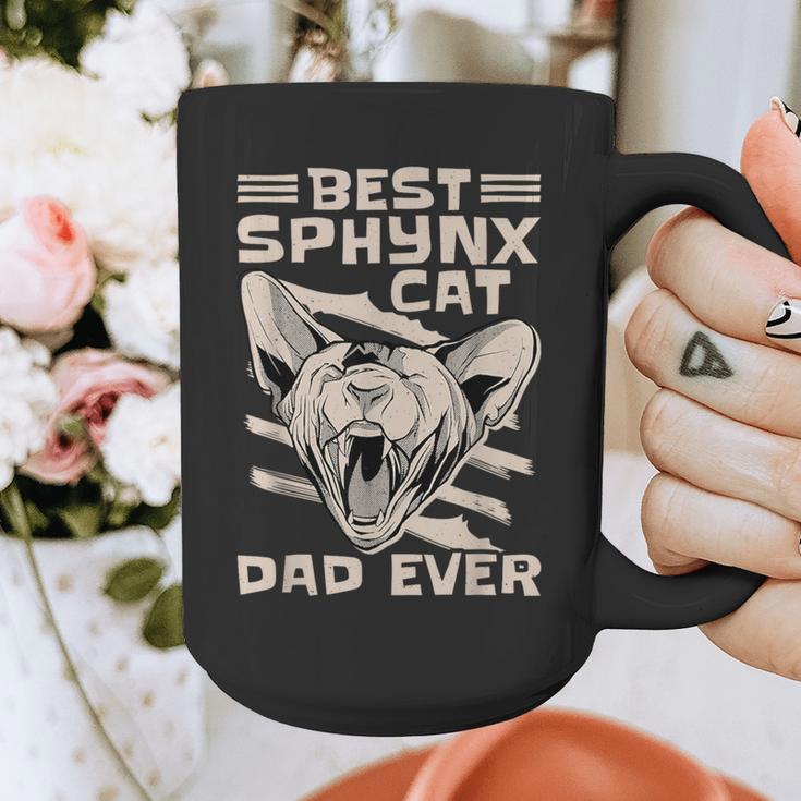 Best Sphynx Cat Dad Ever Apparel For Animal Lover Men Women Graphic Print Coffee Mug