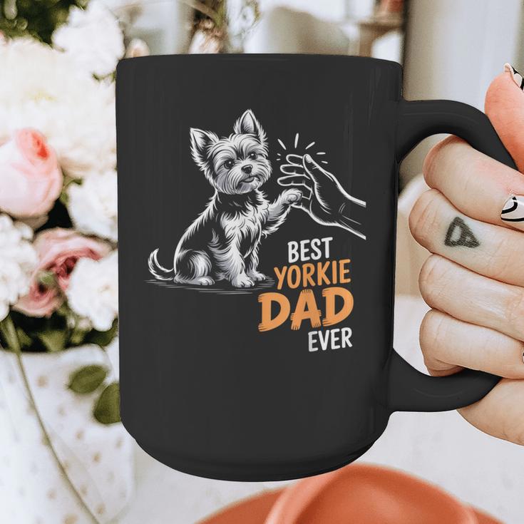 Best Yorkie Dad Ever Dog Yorkie I Love Yorkie Dad Graphic Print Coffee Mug