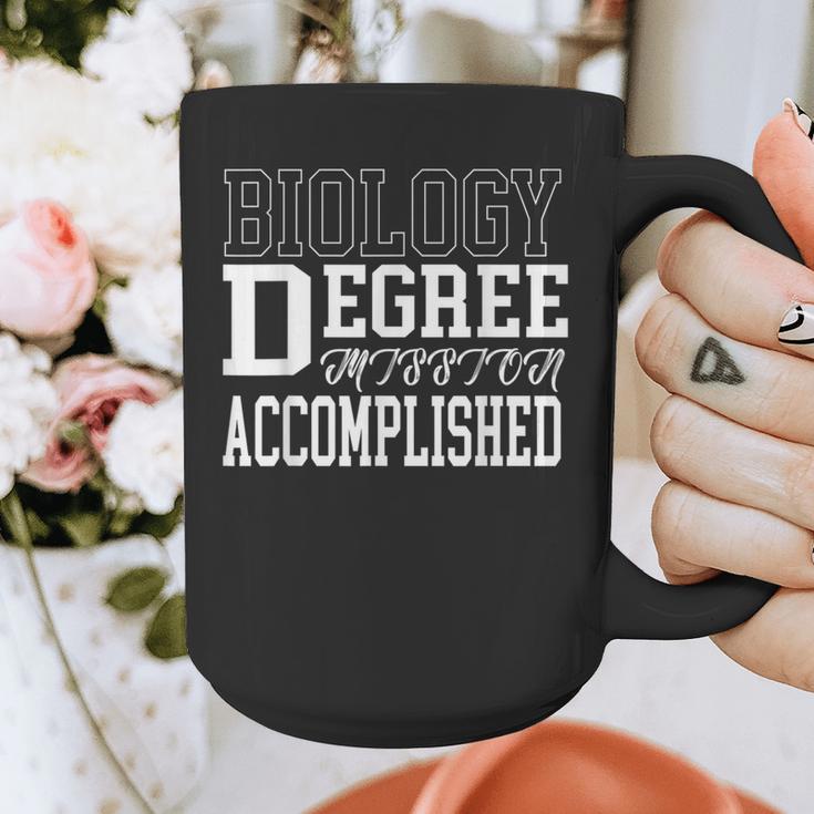 Biology Degree For College Graduation Tee Shirt T-Shirt Graphic Print Coffee Mug