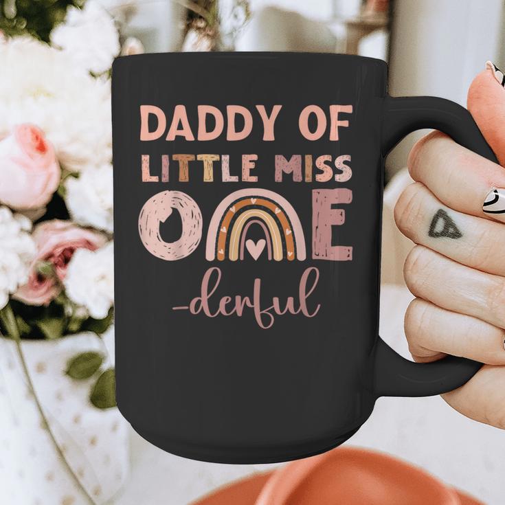 Boho Daddy Of Miss Onederful 1st Birthday Girl Cute Small Graphic Print Coffee Mug