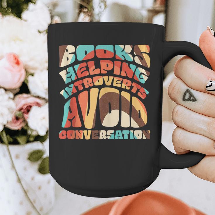 Books Helping Introverts Avoid Conversation Graphic Print Coffee Mug Books Helping Introverts Avoid Conversation Graphic Print Coffee Mug