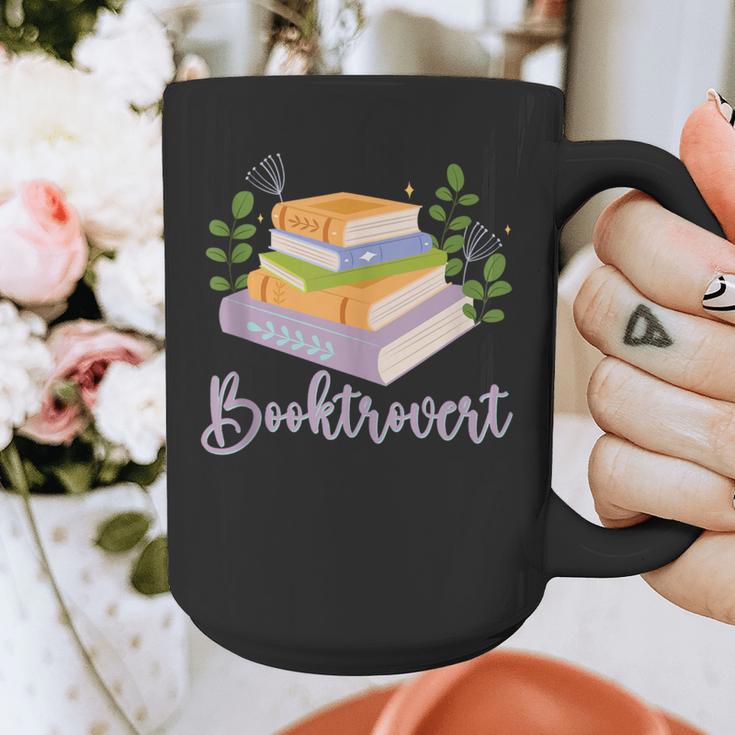 Booktrovert Bookworm Introvert Bibliophile Booktrovert Graphic Print Coffee Mug