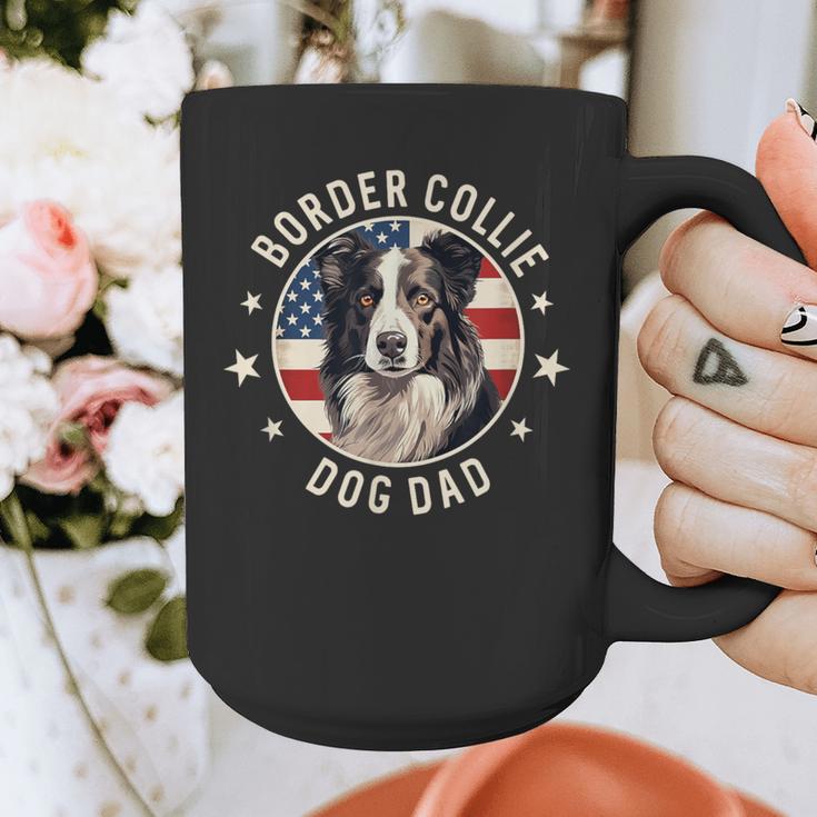 Border Collie Dog Owner For Men Border Collie Dad Graphic Print Coffee Mug