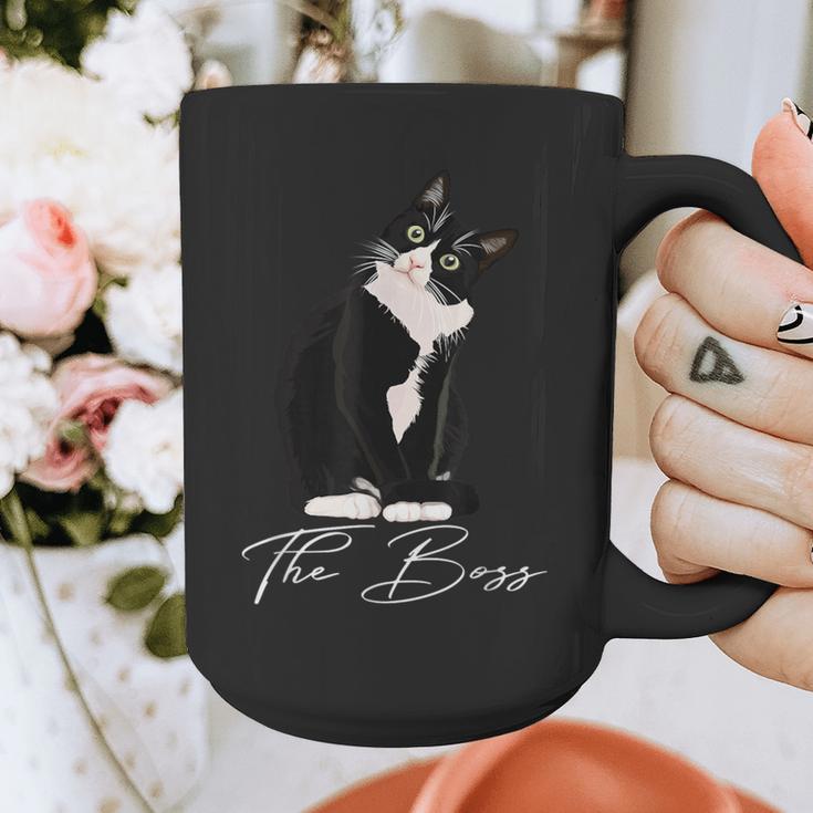 Boss Tuxedo Cat Lovers Tee Shirt For Mom Dad Graphic Print Coffee Mug Boss Tuxedo Cat Lovers Tee Shirt For Mom Dad Graphic Print Coffee Mug