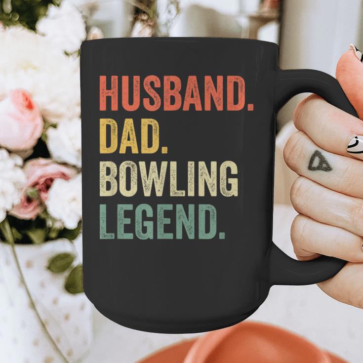 Bowler Husband Dad Bowling Legend Father's Day Graphic Print Coffee Mug