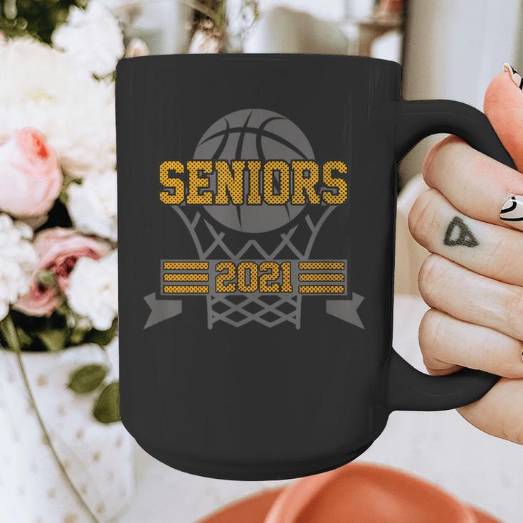 Boys Basketball Senior Class Of 2021 Teenage Graduation Graphic Print Coffee Mug
