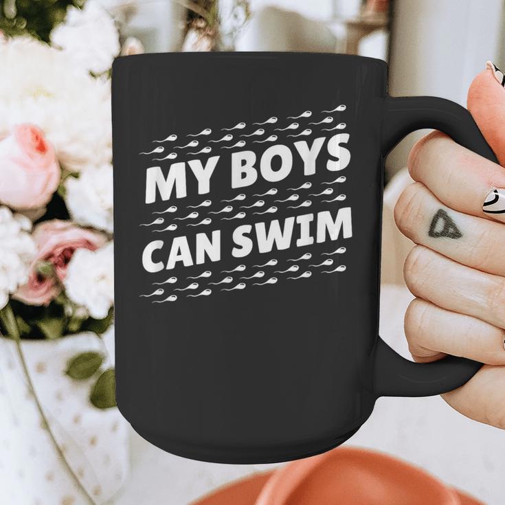 My Boys Can Swim T-Shirt First Time Dad To Be Graphic Print Coffee Mug