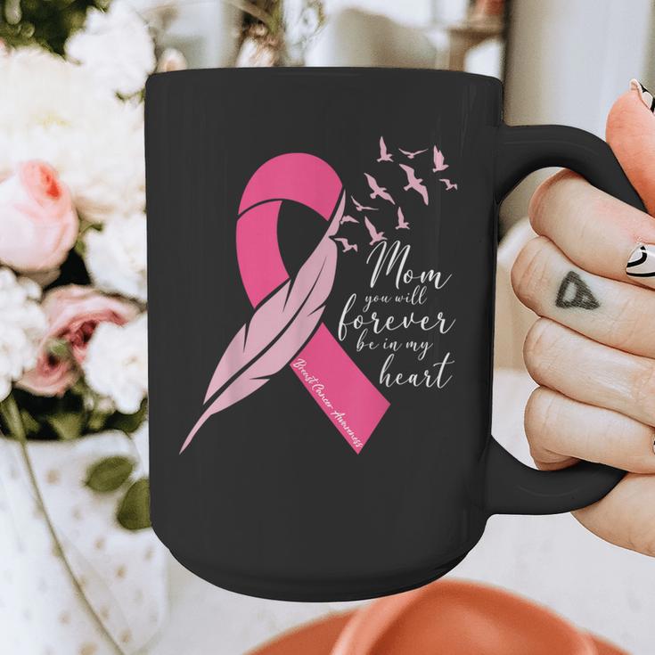 Breast Cancer Awareness In Memory Of Mom Butterfly Pink Graphic Print Coffee Mug Breast Cancer Awareness In Memory Of Mom Butterfly Pink Graphic Print Coffee Mug