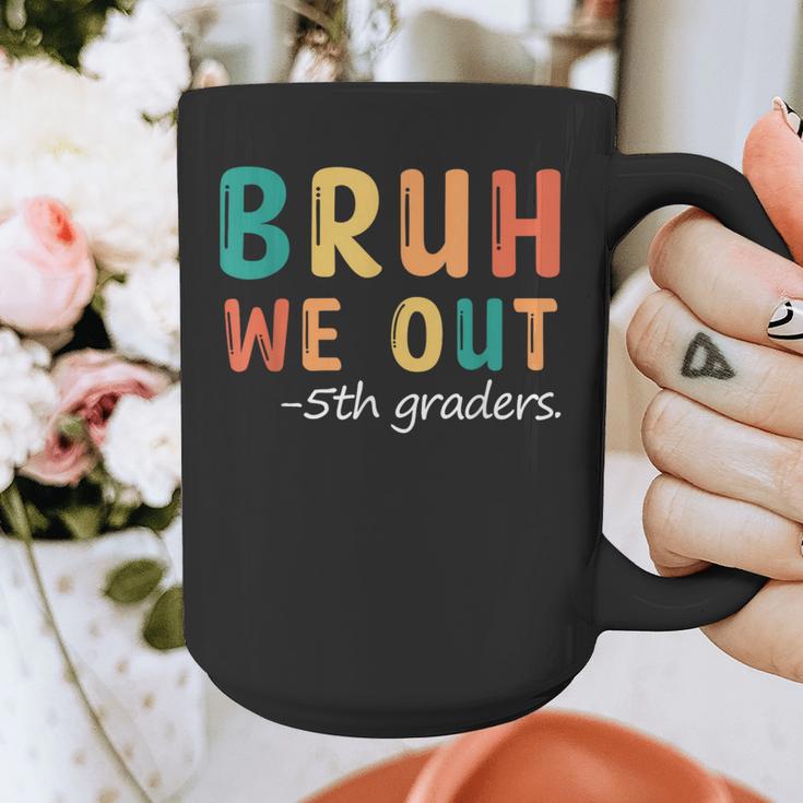 Bruh We Out 5th Graders Fifth Grade Graduation Graphic Print Coffee Mug