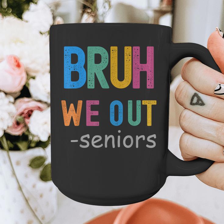 Bruh We Out Seniors Senior Year Back To School Graduation Graphic Print Coffee Mug