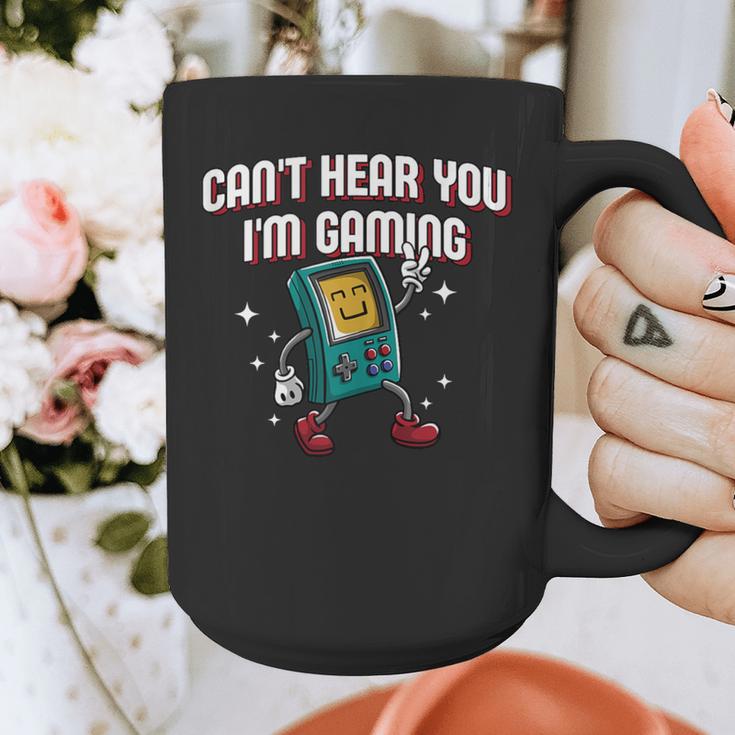 Cant Hear You Im Gaming Introvert Gamer Antisocial Graphic Print Coffee Mug