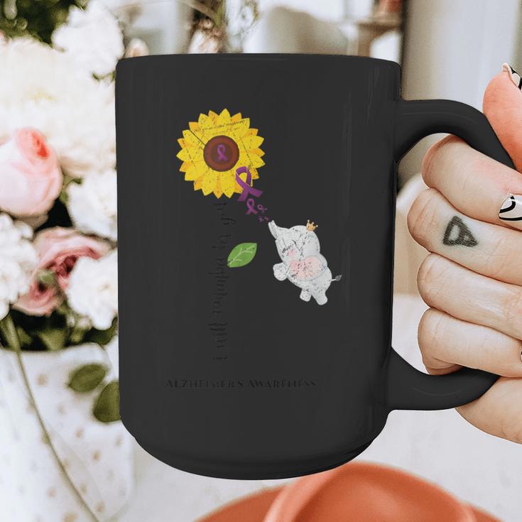 Caring Memory Elephant Sunflower Alzheimer Graphic Print Coffee Mug