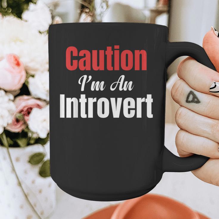 Caution I'm An Introvert Sarcastic Geek Video Gamer Jokes Graphic Print Coffee Mug Caution I'm An Introvert Sarcastic Geek Video Gamer Jokes Graphic Print Coffee Mug