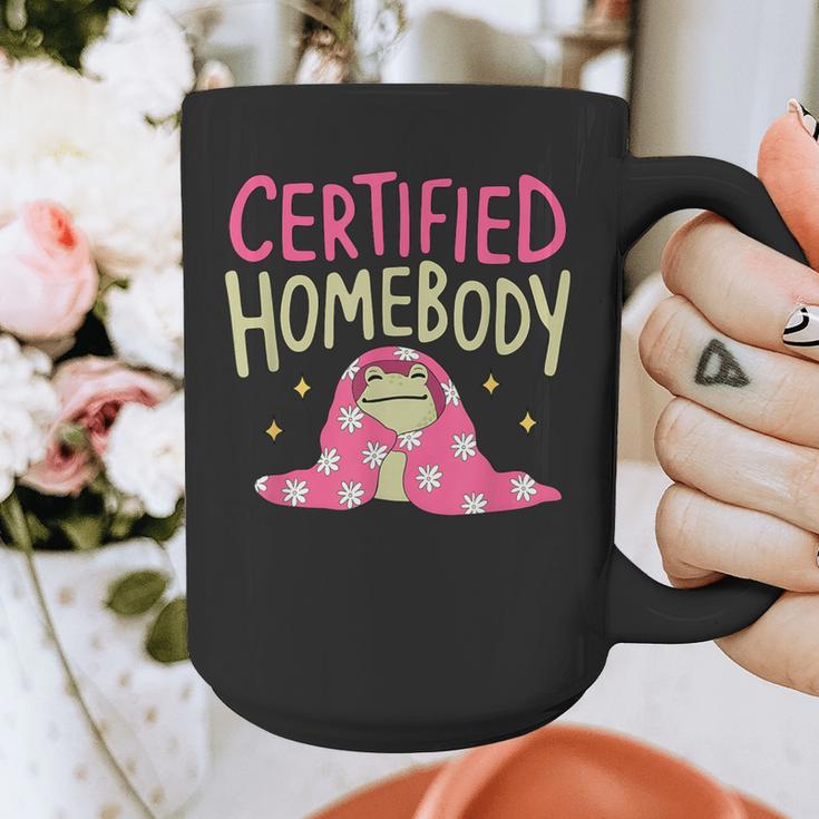 Certified Homebody Trendy Frog Introvert Graphic Print Coffee Mug Certified Homebody Trendy Frog Introvert Graphic Print Coffee Mug