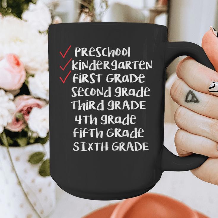 Check Mark End Of Year 1st Grade Shirt-1st Grade Graduation Graphic Print Coffee Mug