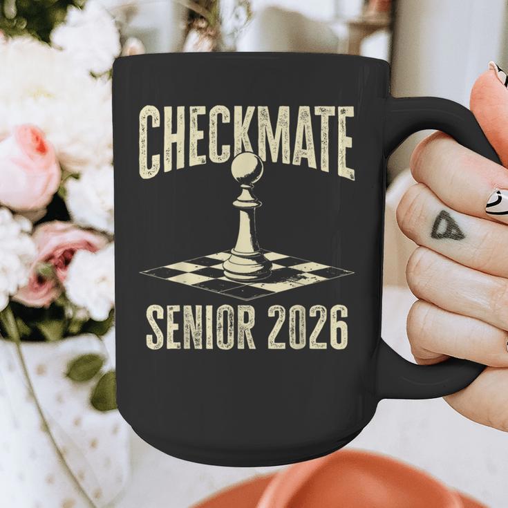 Checkmate Senior 2026 Chess Piece Class Of 2026 Graduation Graphic Print Coffee Mug
