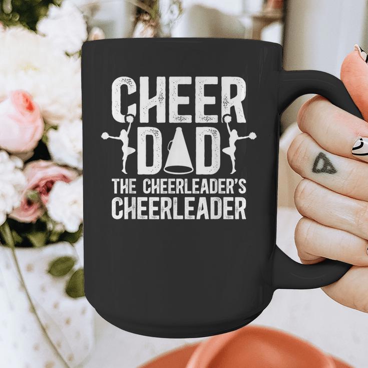 Cheer Dad The Cheerleader's Cheerleader Dad Cheer Father Graphic Print Coffee Mug
