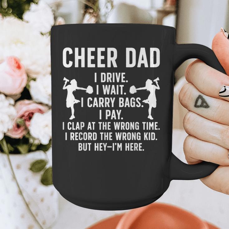 Cheer Dad Cheerleading Dad Of A Cheerleader Father Graphic Print Coffee Mug