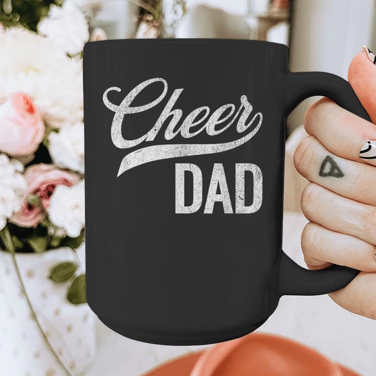 Cheer Dad Green Cheerleading Matching Parents Graphic Print Coffee Mug