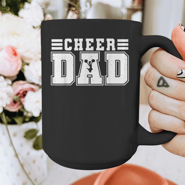 Cheer Dad Cheer Leading Cheer Leading Men Dad Fathers Day Graphic Print Coffee Mug