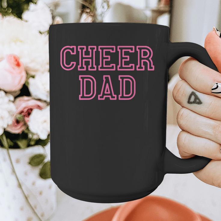 Cheer Dad Pink Cheerleading Graphic Print Coffee Mug