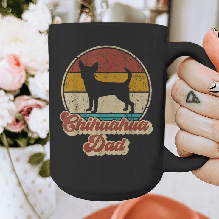 Chihuahua Dad Dog Lover Men Chihuahua Dog Vintage Graphic Print Coffee Mug