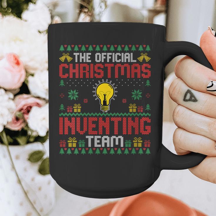 Christmas Inventing Team Inventing Introvert Xmas Graphic Print Coffee Mug Christmas Inventing Team Inventing Introvert Xmas Graphic Print Coffee Mug
