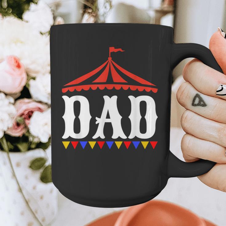 Circus Dad Of The Birthday Boy & Girl Carnival Family Outfit Graphic Print Coffee Mug